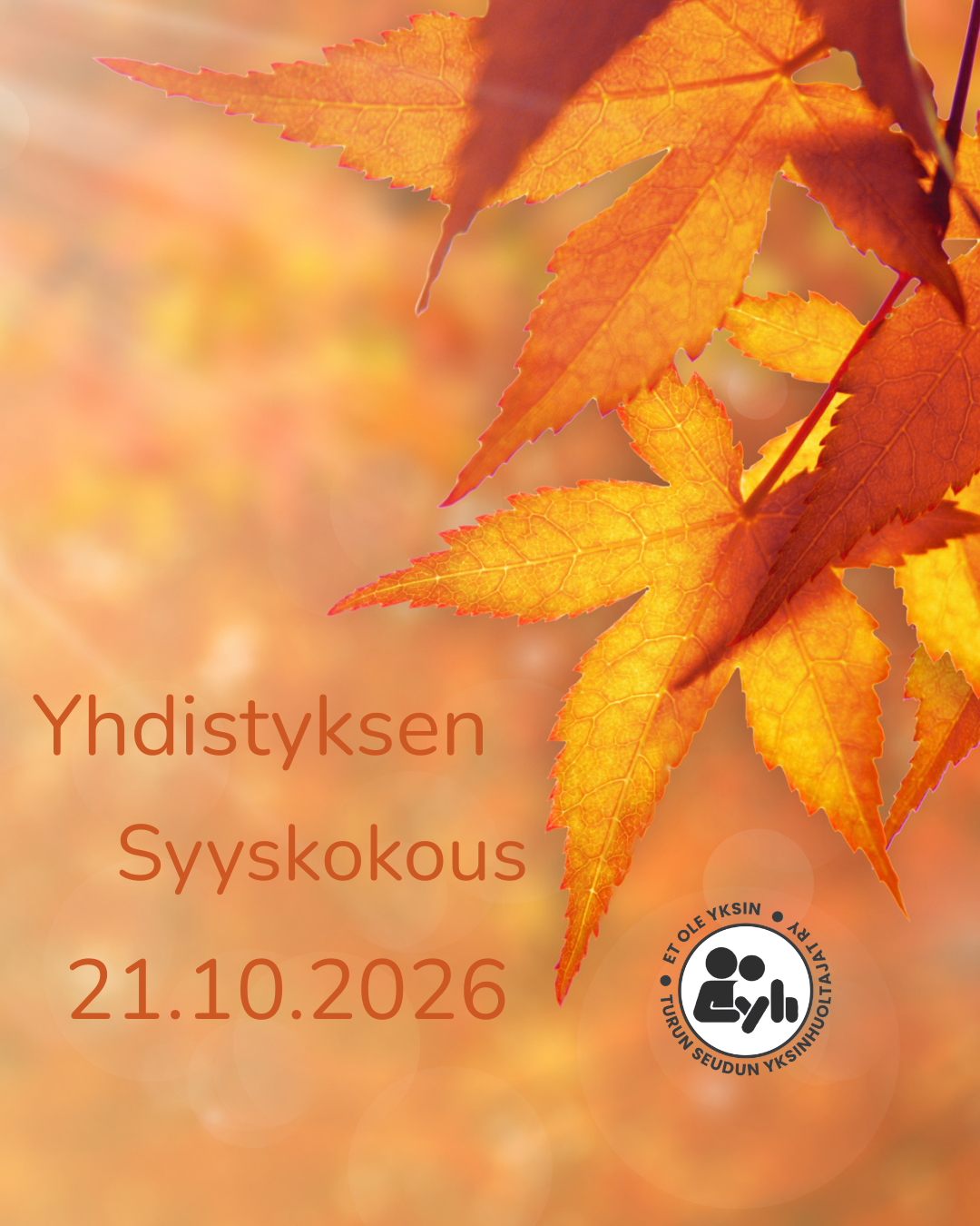 50 Yhdistyksen syyskokous 21.10.2026